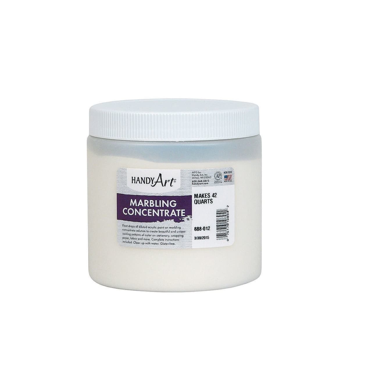 Handy Art® 16oz. White Marbling Concentrate